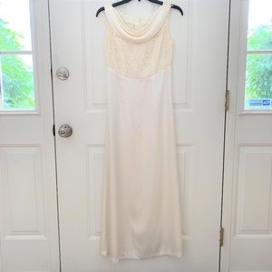 Long Evening Gown Ivory